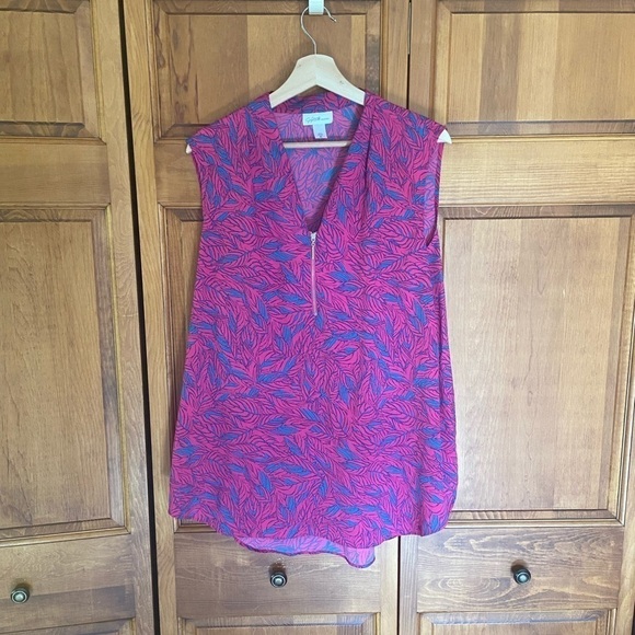 Jaclyn smith Tropical floral patterned tunic xxl - Picture 2 of 5